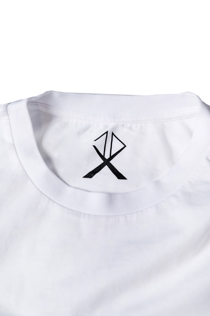JDX T-Shirt backprint – white